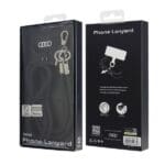 Audi Universal Lanyard for Phone 120cm 6mm Crossbody Black AU-CBL8-R8/D1-BK