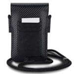 BMW Bag BMPSP15XMSCAKL Wallet Bag Black Carbon Blue Stripes