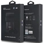 BMW Bag BMPSP15XMSCAKR Wallet Bag Black Carbon Red Stripes