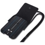 BMW Bag Phone Pouch Blue Stripes Black