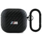 BMW BMA4CMPUCA Cover Black PU Carbon M Collection Kryt AirPods 4