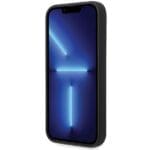 BMW BMHCP15X22SMPK Black Silicone Pattern Kryt iPhone 15 Pro Max