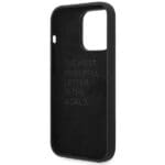 BMW BMHCP15X22SMPK Black Silicone Pattern Kryt iPhone 15 Pro Max