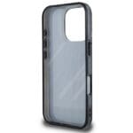 BMW BMHCP16L23HTRAK Black Hardcase Motorsport IML Random Stripes Kryt iPhone 16 Pro