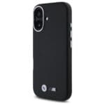 BMW BMHCP16S23PMWK Black Hardcase M Smooth Full Wrapped Metal Kryt iPhone 16