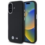 BMW BMHCP16S23PMWK Black Hardcase M Smooth Full Wrapped Metal Kryt iPhone 16