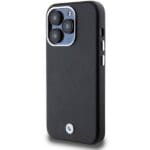 BMW BMHMP14L23PUFWK Black Signature Wrapped Metal MagSafe Kryt iPhone 14 Pro