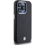 BMW BMHMP14L23PUFWK Black Signature Wrapped Metal MagSafe Kryt iPhone 14 Pro