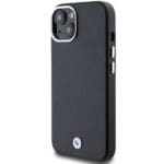 BMW BMHMP14S23PUFWK Black Signature Wrapped Metal MagSafe Kryt iPhone 13/14/15