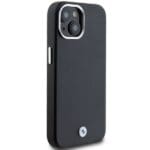 BMW BMHMP14S23PUFWK Black Signature Wrapped Metal MagSafe Kryt iPhone 13/14/15