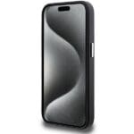 BMW BMHMP14X23PUFWK Black Signature Wrapped Metal MagSafe Kryt iPhone 14 Pro Max