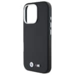 BMW BMHMP16L23PMWK Black Hardcase M Smooth Full Wrapped Metal MagSafe Kryt iPhone 16 Pro