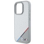 BMW BMHMP16L23PUDTS Grey Hardcase M Carbon Tricolor Line MagSafe Kryt iPhone 16 Pro