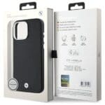 BMW BMHMP16L23PUFWK Black Hardcase Sign Full Wrapped Metal MagSafe Kryt iPhone 16 Pro