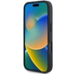 BMW BMHMP16L23PUPDK Black Hardcase M Perforated Tricolor Line MagSafe Kryt iPhone 16 Pro