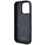 BMW BMHMP16L23PUPDK Black Hardcase M Perforated Tricolor Line MagSafe Kryt iPhone 16 Pro