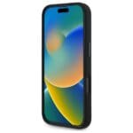 BMW BMHMP16L23SCUK Black Hardcase Silicone Cut Tricolor Lines MagSafe Kryt iPhone 16 Pro