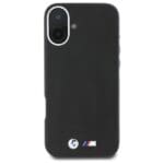 BMW BMHMP16M23PMWK Black Hardcase M Smooth Full Wrapped Metal MagSafe Kryt iPhone 16 Plus