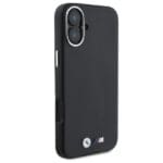 BMW BMHMP16M23PMWK Black Hardcase M Smooth Full Wrapped Metal MagSafe Kryt iPhone 16 Plus