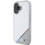 BMW BMHMP16S23PUDTS Grey Hardcase M Carbon Tricolor Line MagSafe Kryt iPhone 16