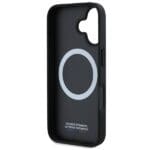 BMW BMHMP16S23PUSPK Black Hardcase M Perforated And Stitched Line MagSafe Kryt iPhone 16