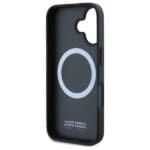 BMW BMHMP16S23PUTRK Black Hardcase M Meshed Tricolor Stripes MagSafe Kryt iPhone 16