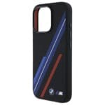 BMW BMHMP16X23SSPK Black Hardcase Silicone Random Lines MagSafe Kryt iPhone 16 Pro Max