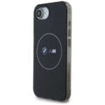 BMW IML Metal White Circle MagSafe Black Kryt iPhone 16e