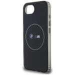 BMW IML Metal White Circle MagSafe Black Kryt iPhone 16e