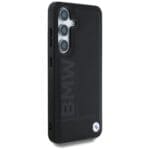 BMW Leather Big Wordmark Black Kryt Samsung Galaxy S25