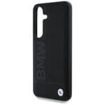 BMW Leather Big Wordmark Black Kryt Samsung Galaxy S25