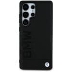 BMW Leather Big Wordmark Black Kryt Samsung Galaxy S25 Ultra