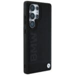 BMW Leather Big Wordmark Black Kryt Samsung Galaxy S25 Ultra