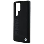 BMW Leather Big Wordmark Black Kryt Samsung Galaxy S25 Ultra