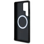 BMW Leather Carbon MagSafe Black Kryt Samsung Galaxy S25 Ultra