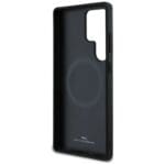 BMW Leather Half Textured MagSafe Black Kryt Samsung Galaxy S25 Ultra