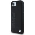 BMW Leather Hot Stamp do Black Kryt iPhone 16e