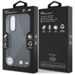 BMW Leather Oversized Stripes MagSafe Black Kryt Samsung Galaxy S25 Edge