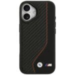BMW M Carbon Line & Logo MagSafe Red Kryt iPhone 17