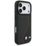 BMW M Carbon Line & Logo MagSafe Red Kryt iPhone 17 Pro