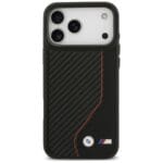 BMW M Carbon Line & Logo MagSafe Red Kryt iPhone 17 Pro Max