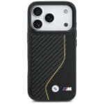 BMW M Carbon Line & Logo MagSafe Yellow Kryt iPhone 17 Pro
