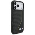 BMW M Carbon Line & Logo MagSafe Yellow Kryt iPhone 17 Pro Max