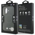 BMW M FW Metal Logo MagSafe Black Kryt iPhone 17