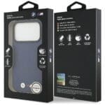 BMW M FW Metal Logo MagSafe Navy Blue Kryt iPhone 17 Pro Max