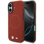 BMW M FW Metal Logo MagSafe Red Kryt iPhone 17