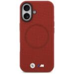 BMW M FW Metal Logo MagSafe Red Kryt iPhone 17