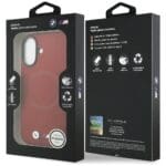 BMW M FW Metal Logo MagSafe Red Kryt iPhone 17