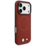 BMW M FW Metal Logo MagSafe Red Kryt iPhone 17 Pro