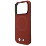 BMW M FW Metal Logo MagSafe Red Kryt iPhone 17 Pro